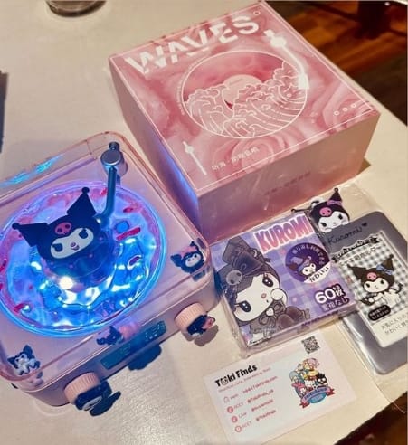 Tokifinds Kuromi wave vinyl speaker review