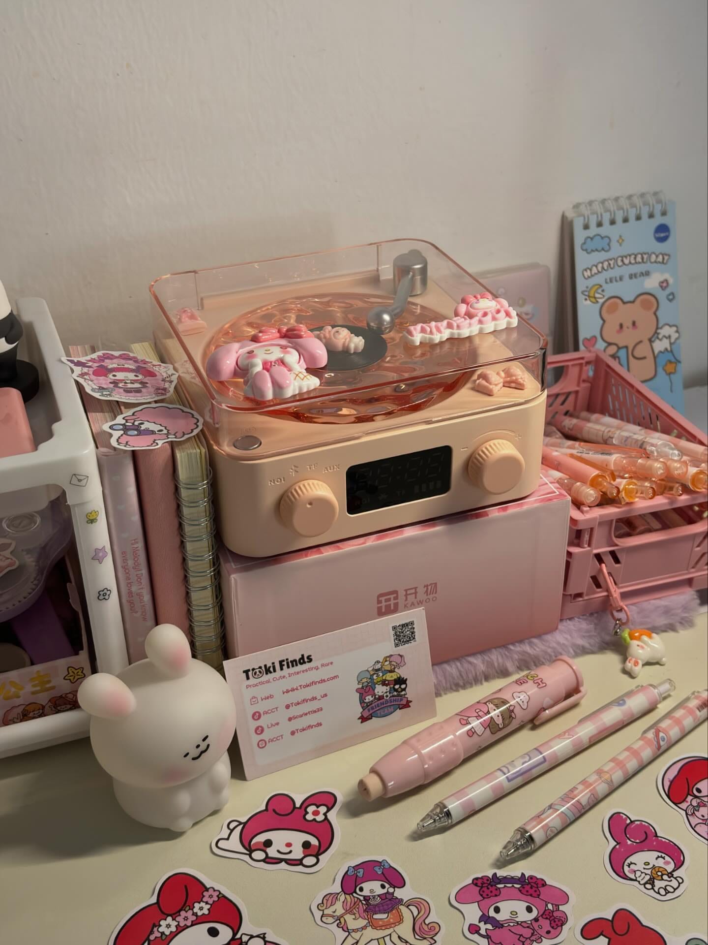 Tokifinds Mymeldoy wave vinyl speaker review